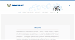 Desktop Screenshot of garanziamec.com