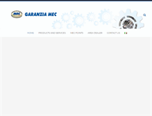 Tablet Screenshot of garanziamec.com